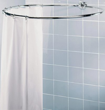 HOME - Chrome Circular Shower Rail